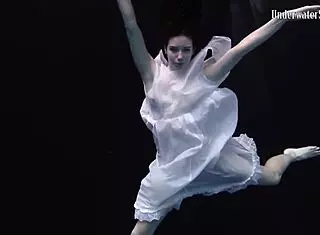 Czech Teen Andrejka Performs Underwater Bikini Moves