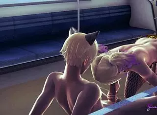 Harley Quinn Femboy Skills Blow Minds!