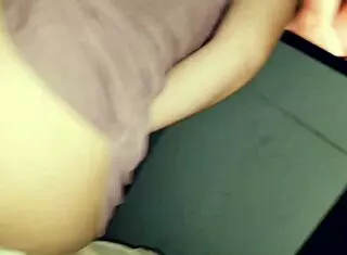 I watched this couple have sex at an adult store with gloryholes