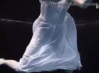 Czech Teen Andrejka Performs Underwater Bikini Moves