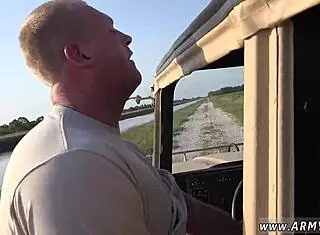 Teen Gay Army Boy Gives Navy Blowjob