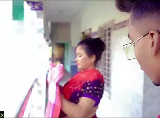 beautiful bengali maid has sudden sex with college boy