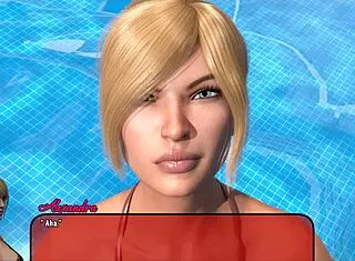 Alexandra 187 in erotic hentai game