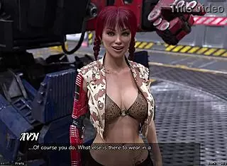 Stranded In Space 18: Flirting With Half Robot Girl