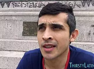 Gay Latino Blowjob Leads To Facial Cumshot