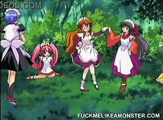 Sexy anime maid teen getting pussy fucked in hardcore japanese cartoon