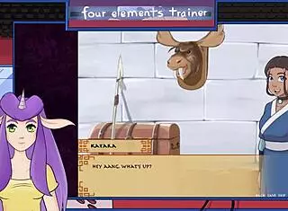 Nami gives monster cock blowjob in avatar bonus scene