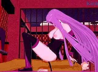 Sakura Matou And Rider Fuck Shirou Emiya Intensely.