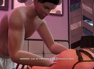 Velvet touch in 3d hentai preview with groping and massage 😏