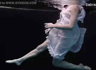 Czech Teen Andrejka Performs Underwater Bikini Moves