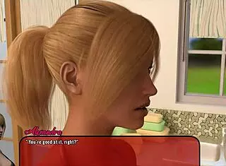 Alexandra 187 in erotic hentai game