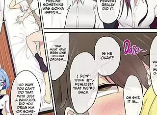 gals gather at imaizumi's house for anime dating game fun