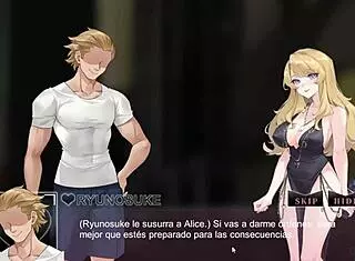 Hentai Game Ntraholic: Wife Fucked On Balcony, Sucks Dick In Front Of Husband Part 3