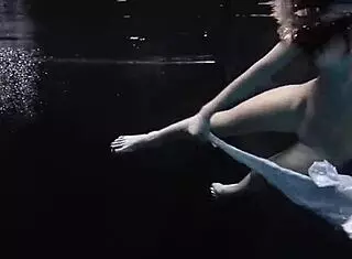 Czech Teen Andrejka Performs Underwater Bikini Moves