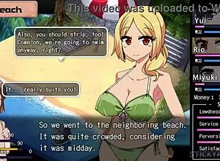 summer memories ryu final story, blonde step-sister's pussy destroyed in hentai game part 1 🔥