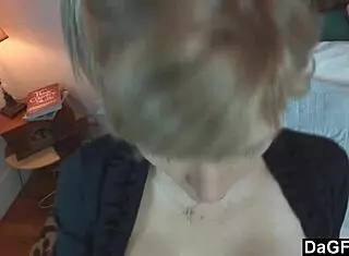 she's in the bedroom, shaved and hairless, giving a blowjob for that cum in mouth 😋