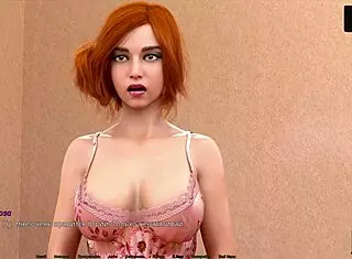 Milf Masturbates Big Cock in Missionary Underwear