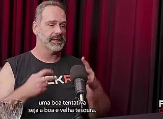 come join the blindfolded group for anal fisting and spitting with old lover