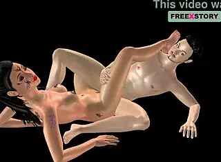 animated 3d video of japanese man and indian bhabhi