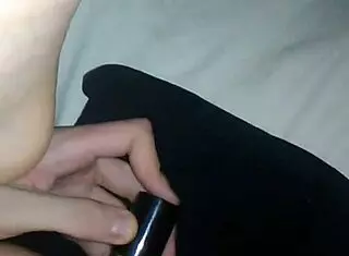 Gay teen 18+ explores personal boundaries in a playful manner.