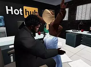 Second Life Black Man Fucks Asian Muslim Woman!