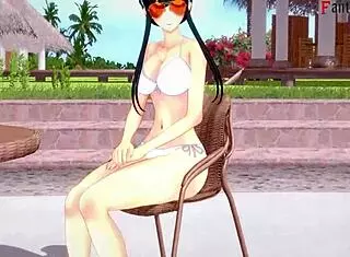 Yor Forger's Intense Bikini Pool Sex