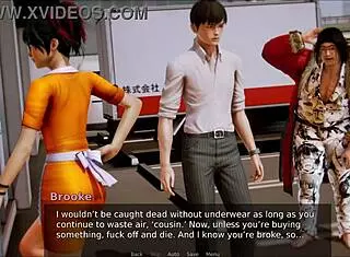 exploring the academy in this hentai anime game adventure