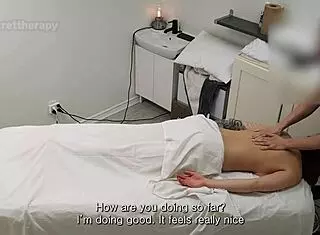 alice, young 18+ waitress, didn't expect my wild massage today