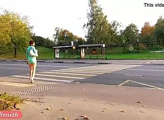 Jeny Smith in Transparent Dress Flashing