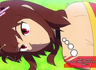 spanish dubbed d-art featuring megumin and kazuma