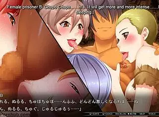 Busty princess undergoes hypnosis in visual novel