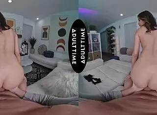 Scarlett Alexis gets tits grabbed before riding Kyle Mason's thick cock in POV