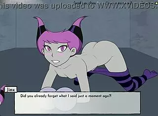 Want to see Jinx and Blackfire's funtime?