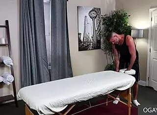 so this massage started with oiled bodies, but soon it turned into bareback assfucking and blowjob