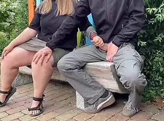 Risk of being seen in public park