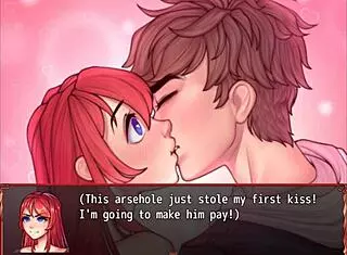 Farmers daughter in sexy outfit plays with furry and horsecock dildo