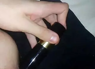 Gay teen 18+ explores personal boundaries in a playful manner.