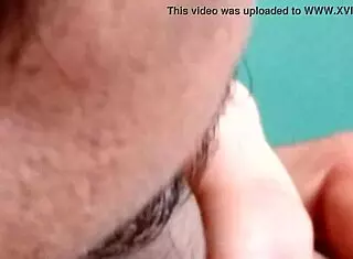 A Lovely Gay Blowjob Where the Handsome Guy Sucks the Big Cock Passionately, Deepthroating with Enthusiasm