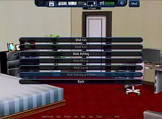 i'm playing harem hotel 57 with anime characters