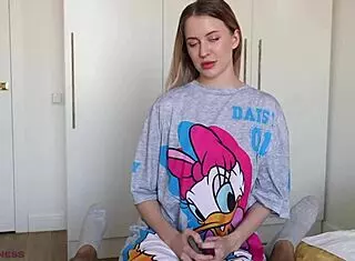 Stepmom catches stepson jerking off and lets him bang her tight pussy, so hot! 🔥