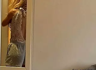 Unexpected Fuck with Hot Stepsis in Bed