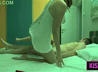 yo, stepmom crashed at my place after a fight and we banged in bed