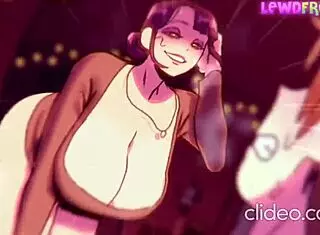 animation featuring dominant figure with big ass in hentai