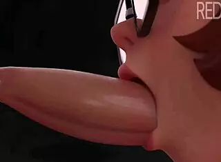 velma from scooby-doo gets naughty in 3d hentai by redmoa 😏