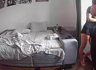 Real cheating wife with husband's friend 😏