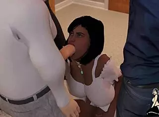 2D & 3D Milf Takes BBC In Every Hole