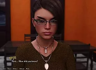 In Being a DIK 143, cute curvy brunette in outfit sucks cock and gets bukkake on tits