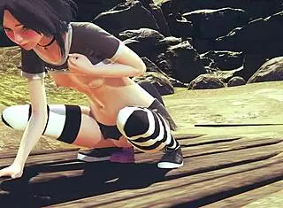 Kitty Unleashes Futanari Cumshot in Uncensored Hentai