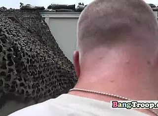 Superior officer demands, 'Soldiers, put your junk in the hole now!'