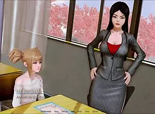 i'm playing harem hotel 57 with anime characters